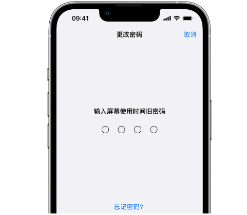 萨嘎iPhone屏幕维修分享iPhone屏幕使用时间密码忘记了怎么办 