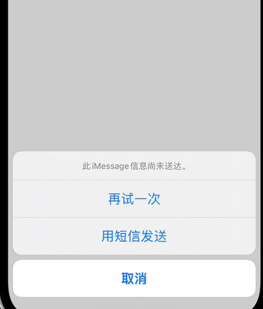 萨嘎apple维修iPhone上无法正常发送iMessage信息