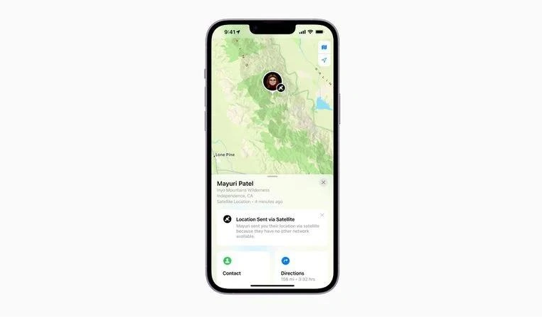 萨嘎苹果14维修分享iPhone14系列中 FindMy功能通过卫星分享位置方法教程 