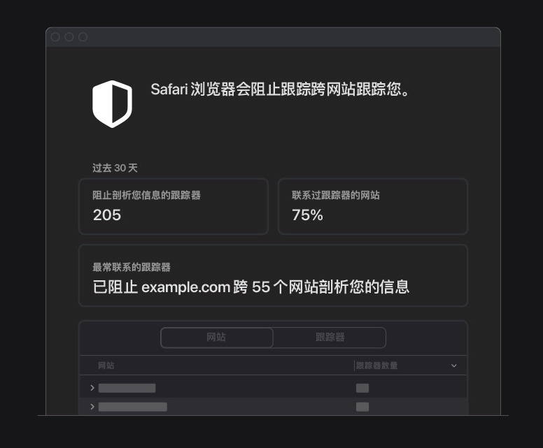 萨嘎苹果手机维修分享如何在 Safari 浏览器中查看和打开隐私报告 