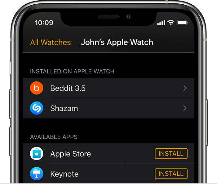 萨嘎苹果手机维修分享如何在 Apple Watch 上下载应用 
